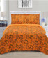 Фото #2 товара Paisley Solid Twin 3-Piece Duvet Cover Set