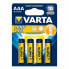 Фото #1 товара VARTA Longlife Micro AAA LR 03 Batteries