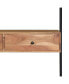 Wall Desk 35.4"x15.7"x66.9" Solid Acacia Wood