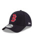 Фото #1 товара Men's Navy Boston Red Sox League 9Forty Adjustable Hat