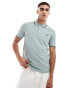 Fred Perry twin tipped polo shirt in slate blue BLAU, XS - фото #1