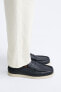 LEATHER PENNY STRAP LOAFERS