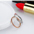 Steel glittering ring