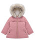 ფოტო #1 პროდუქტის Toddler Girls Puffer Jacket with Sherpa Fleece Lining 2T-4T