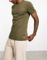 Polo Ralph Lauren loungewear 3 pack t-shirts in olive green with pony logo