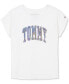 ფოტო #1 პროდუქტის Big Girls Arch Flip-Sequin Cotton Graphic T-Shirt