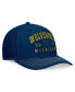 ფოტო #3 პროდუქტის Men's Navy Michigan Wolverines Carson Trucker Adjustable Hat