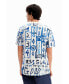 Men's Arty motif T-shirt