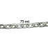 OEM MARINE 12 mm Stainless Steel Calibrated Chain Серебристый, 50 m - фото #1