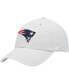 ფოტო #2 პროდუქტის Men's Gray New England Patriots Clean Up Adjustable Hat