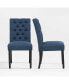 Upholstered Button Tufted Dining Side Chair Set of 2