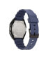 ფოტო #3 პროდუქტის Unisex Digital Two Blue Resin Strap Watch 36mm