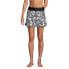 Фото #20 товара Women's 5" Quick Dry Elastic Waist Board Shorts Swim Cover-up Shorts with Panty Print