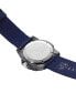 ფოტო #7 პროდუქტის Men's Swiss Eco Series Blue PET Strap Watch 46mm