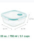 Фото #6 товара Purely Better Vented Glass Food Storage Container