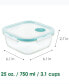 Purely Better Vented Glass Food Storage Container