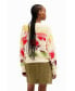 ფოტო #3 პროდუქტის Women's Oversize Floral Pullover