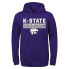 NCAA Kansas State Wildcats Toddler Boys' Poly Hooded Sweatshirt - 4T