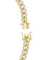 ფოტო #4 პროდუქტის 24" Men's Two-Tone Cuban Link Chain Necklace in 14k Gold-Plated Sterling Silver and Sterling Silver