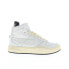 Фото #1 товара Diesel S-Ukiyo Mid Y02675-PR013-T1015 Mens White Lifestyle Sneakers Shoes