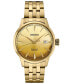 Men's Automatic Presage Cocktail Time Gold-Tone Stainless Steel Bracelet Watch 41mm