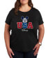 Trendy Plus Size Mickey Mouse Graphic T-shirt