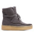 Фото #2 товара Clarks Wallabee Cup Hi 26168656 Womens Gray Suede Lace Up Casual Dress Boots