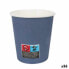 Фото #1 товара Набор стаканов Algon Картон Одноразовые 200 ml Синий 36 штук (24 Предметы)