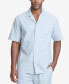 ფოტო #1 პროდუქტის Men's Windowpane Plaid Cotton Pajama Shirt