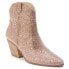 Фото #2 товара Matisse Harlow Rhinestone Cowboy Booties Womens Pink Casual Boots HARLOW-629