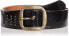 Фото #2 товара Мужской ремень черный кожаный для джинс широкий с пряжкой Diesel BRAVE CINTURA BELT Mens Genuine Leather Belt