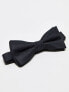 Jack & Jones bow tie in black