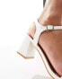 Фото #3 товара New Look block heel sandal in white