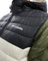 Columbia Powder Lite hooded Omni-HEAT coat in stone