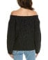 Фото #2 товара Vince Marled Off-The-Shoulder Alpaca & Wool-Blend Sweater Women's