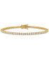 Фото #4 товара Diamond Narrow Tennis Bracelet (2 ct. t.w.) in 14k Gold