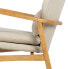 Фото #5 товара Кресло 67 x 73 x 84 cm Синтетическая ткань Бежевый Деревянный