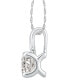 ფოტო #2 პროდუქტის GIA Certified Diamond Solitaire 18" Pendant Necklace (1 1/2 ct. t.w.) in 14K White Gold