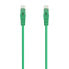 Твердый кабель RJ45 кат. 6 UTP Aisens A145-0582 Зеленый 2 m