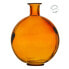 Vase Amber recycled glass 20 x 20 x 25 cm