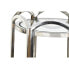 Фото #3 товара Вспомогательный стол DKD Home Decor Стеклянный Серебристый Металл 40 x 40 x 110 cm