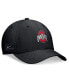 Men's Black Ohio State Buckeyes 2024 On-Field Swoosh Flex Hat