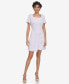 Фото #1 товара Women's Short-Sleeve Faux-Wrap Dress