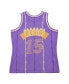 ფოტო #4 პროდუქტის Men's Vince Carter Purple Toronto Raptors Swingman Sidewalk Sketch Jersey