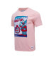 ფოტო #2 პროდუქტის Men's Light Pink The Simpsons Krusty Kologne T-shirt