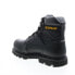Фото #12 товара Caterpillar Structure Cool Composite Toe P91343 Mens Black Wide Work Boots