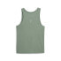 Фото #2 товара Puma M Run Scoop Neck Athletic Tank Top Mens Green Casual Athletic 52438344