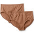 ფოტო #5 პროდუქტის Plus Size Comfort Knit High Rise Brief Underwear - 2 Pack