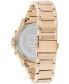 ფოტო #3 პროდუქტის Women's Multifunction Carnation Gold-Tone Stainless Steel Watch 38mm