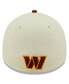 ფოტო #4 პროდუქტის Men's Cream, Burgundy Washington Commanders 2022 Sideline 39THIRTY 2-Tone Flex Hat